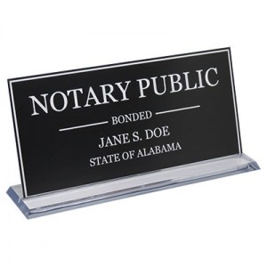 Personalized Display Sign (Black-White)